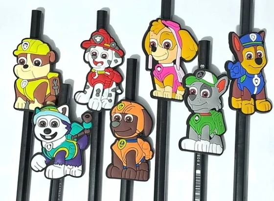 Lápis C/ponteira Patrulha Canina 5cm Pacotes com 7 Unidades