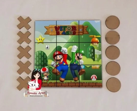 Jogo da Velha Personalizado Super Mario