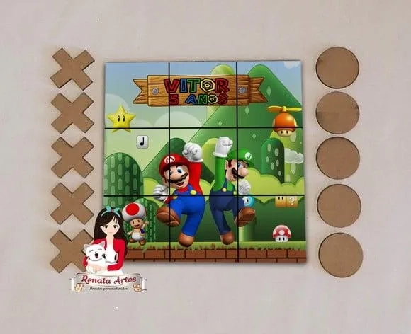 Jogo da Velha Personalizado Super Mario