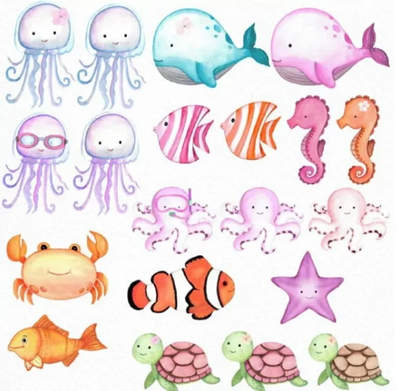 Kit Digital Fundo do Mar *01