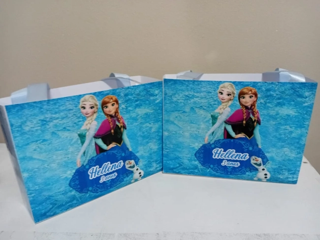 Sacolinhas Personalizadas Frozen para Lembrancinhas