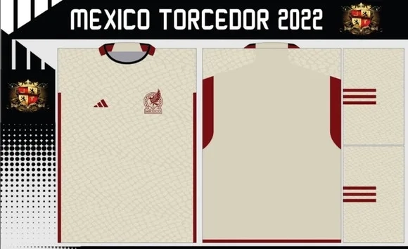 Vetor Da Camisa Mexico Torcedor 2022