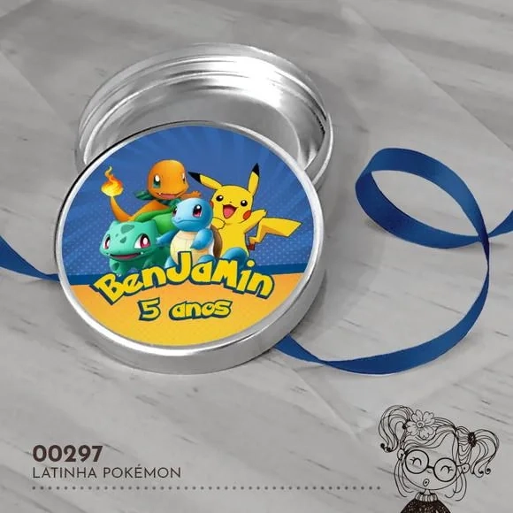 Latinha Adesivada Pokémon - 00297