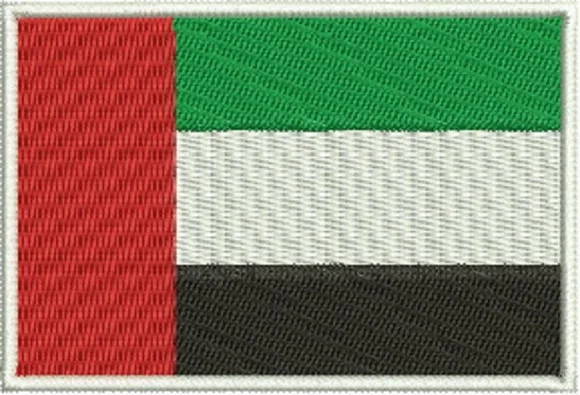 Matriz de Bordado Bandeira dos Emirados Árabes