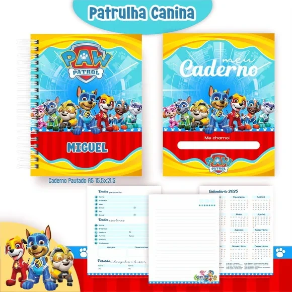 Caderno ou Agenda Personalizada