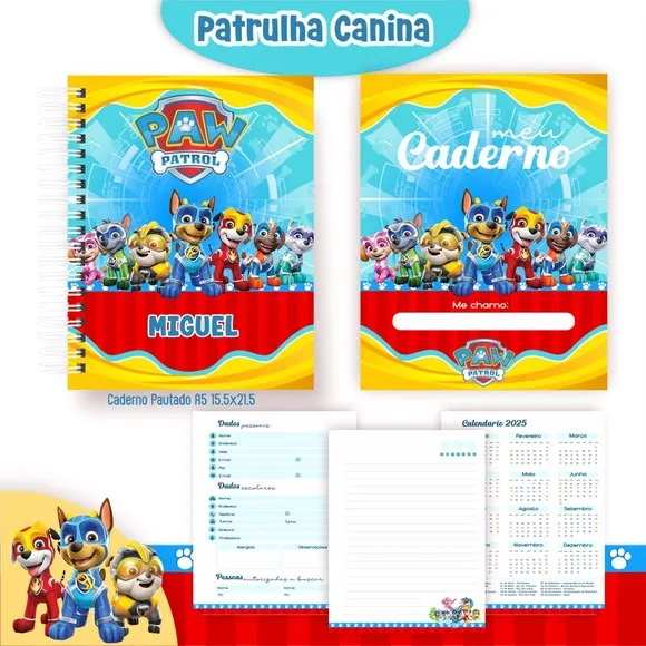 Caderno ou Agenda Personalizada