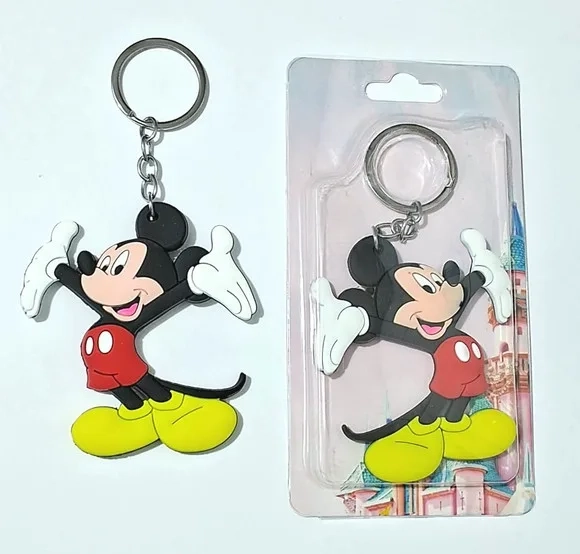 Chaveiro Mickey Frente e Verso Emborrachado 1 Unidade