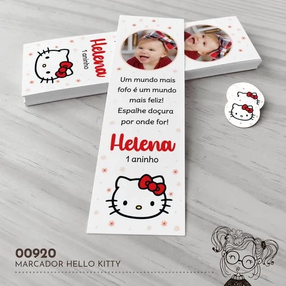 Marcador de Livro Hello Kitty - 00920