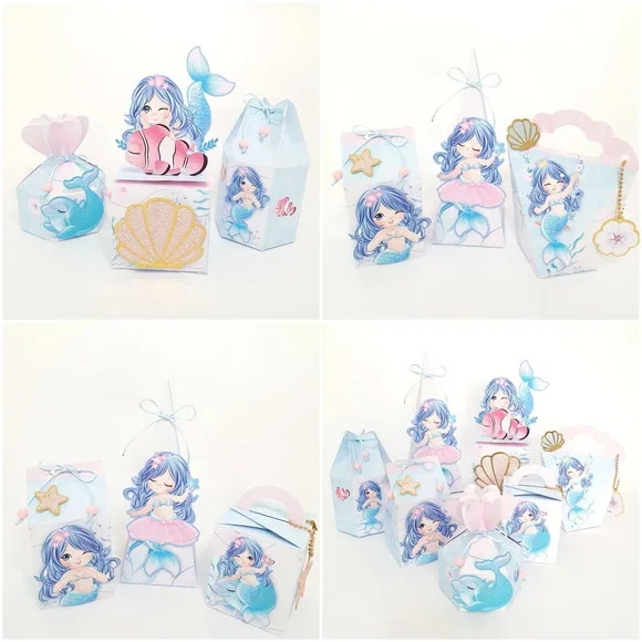 Kit 60 Lembrancinhas - Sereia