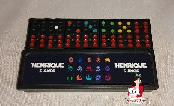 Dominó Personalizado Star Wars Cute
