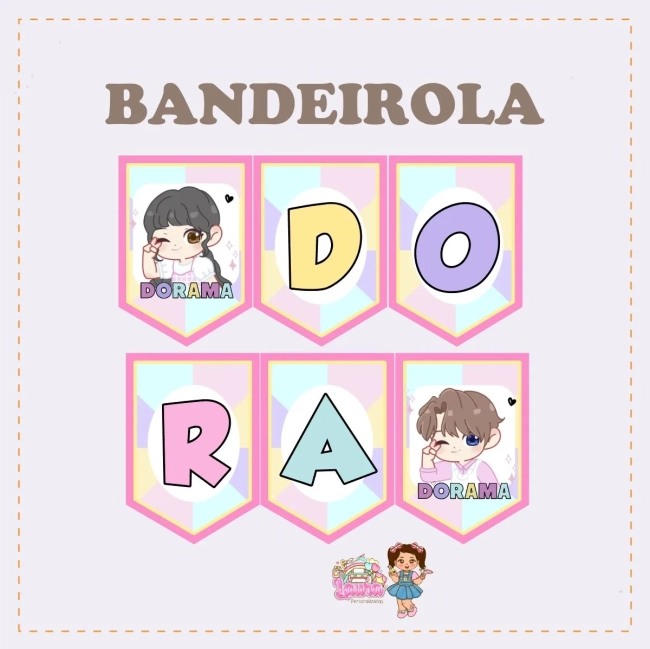 Kit Festa Só Um Bolinho DORAMA - Decoração de Festa