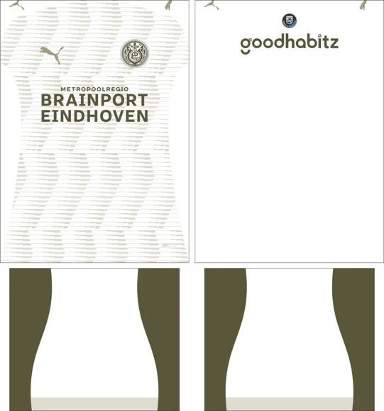 Arte Vetor Camisa Psv Eindhoven Terceira 2025-2026
