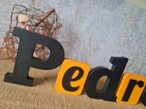 Letras Decorativas Blocos