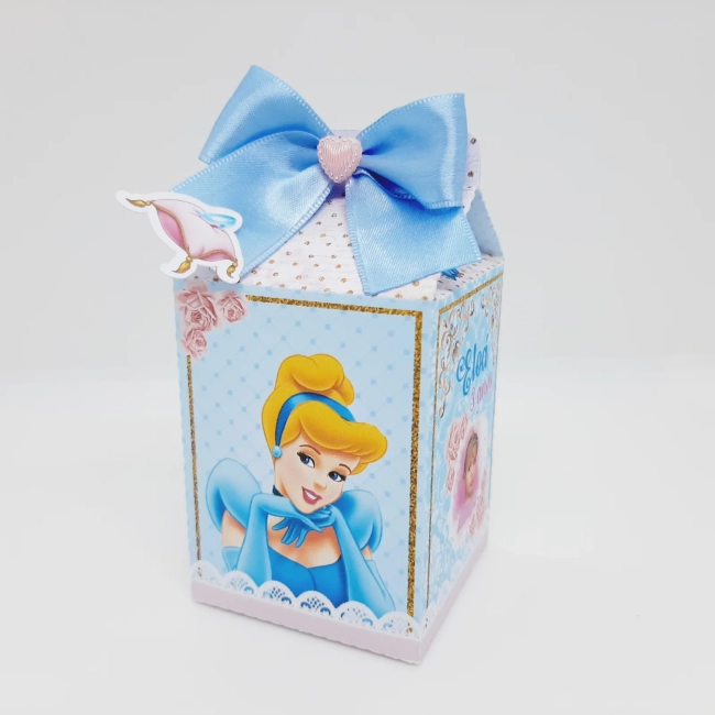 PEGUE E MONTE - Kit Festa CINDERELA - Decoração de Festa - Caixinhas Personalizadas