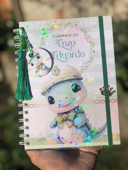 Caderneta de Saúde / Vacinação Personalizada - Dinossauro