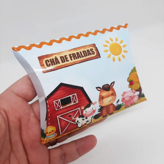 PEGUE E MONTE - Kit Festa FAZENDINHA - Decoração de Festa - Caixinhas Personalizadas