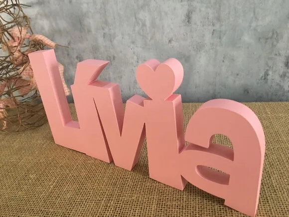 Letras Decorativas em MDF