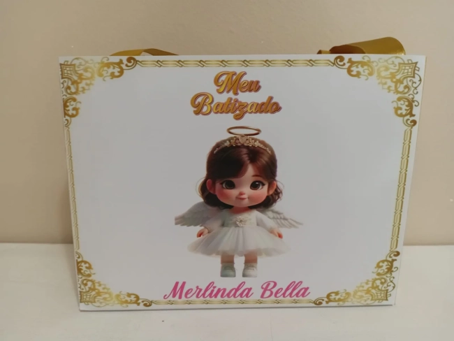 Sacolinhas Personalizadas Batizado para Lembrancinhas