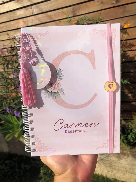Caderneta de Saúde / Vacinação Personalizada - Clean Rosa