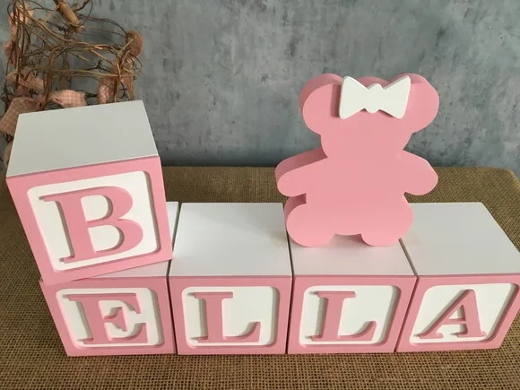 Candy Colors - Cubos 8x8cm + Urso