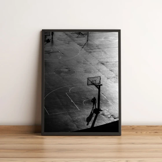 Quadro Arte Urbana Quadra de Basquete 151