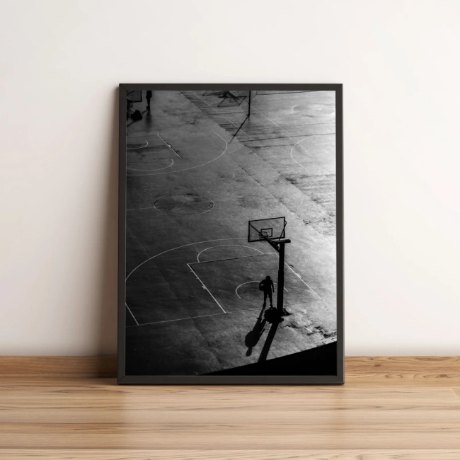 Quadro Arte Urbana Quadra de Basquete 151