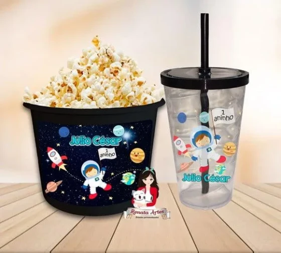 Kit Cinema Personalizado Astronauta