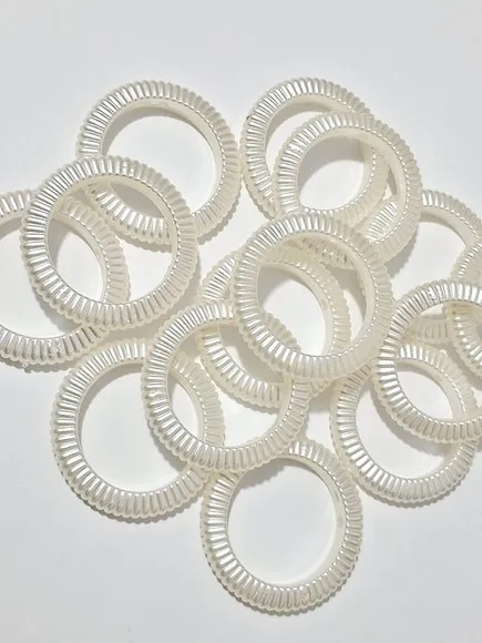 Portas Guardanapos 4cm Argola Perolada 20 Unidades