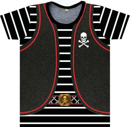 Camiseta Infantil Pirata