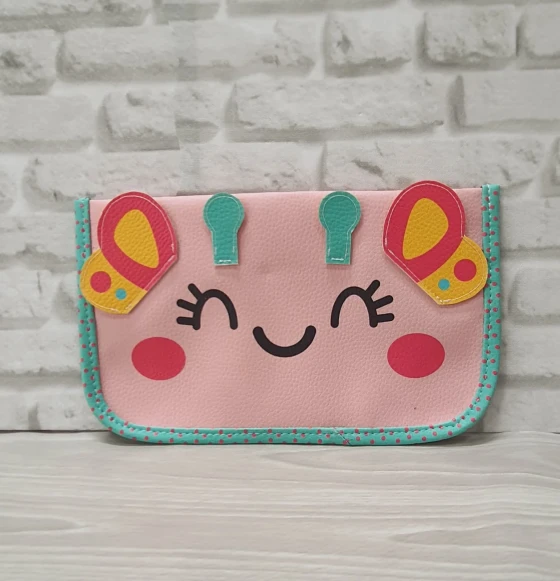 Estojo Higiene Bucal Infantil - Pronta Entrega - Borboleta