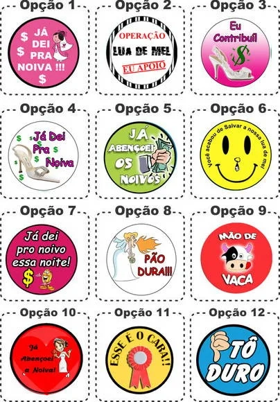 Adesivos Divertidos - 5cm de Diâmetro - 01 peça