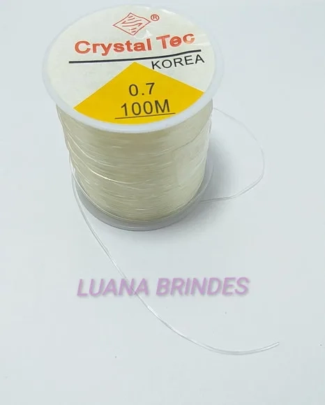 Fio de Silicone - 0,7mm - 1 rolo com 100 metros