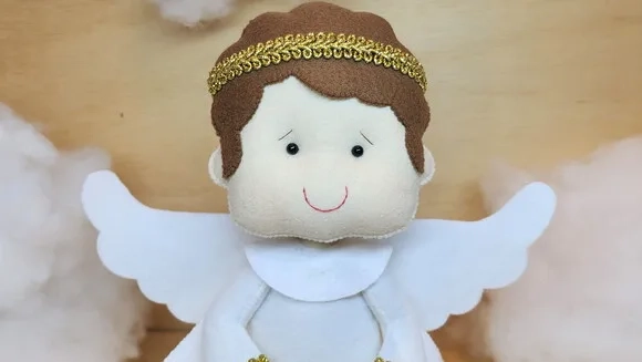 Anjo em Feltro* Chat Chamar Antes da Compra