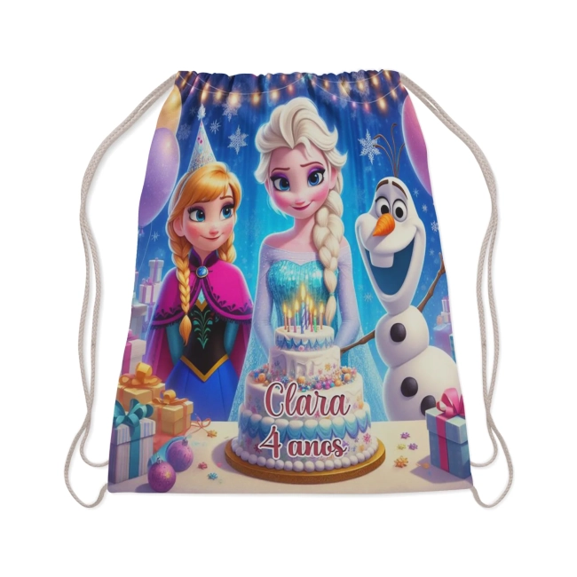 Mochilinha Personalizada Frozen