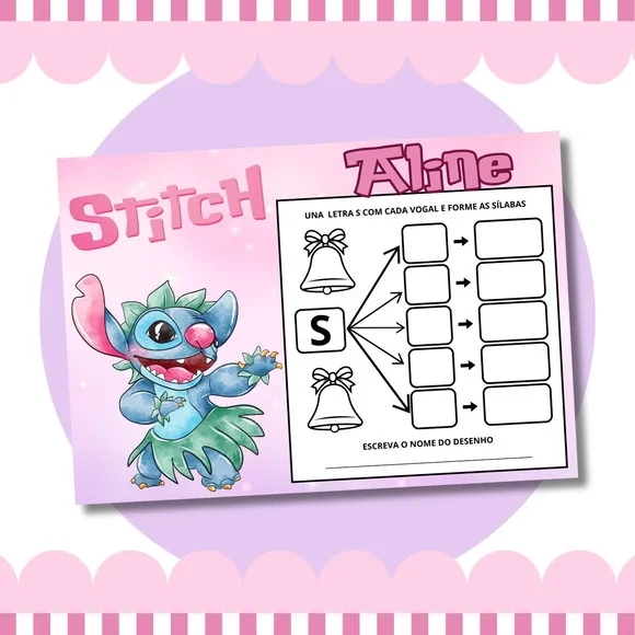 Livro Diversão Stitch