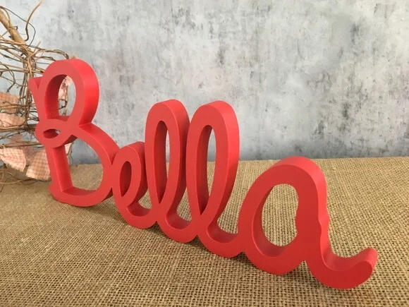 Letras de MDF -Nomes - Letras Cursivas
